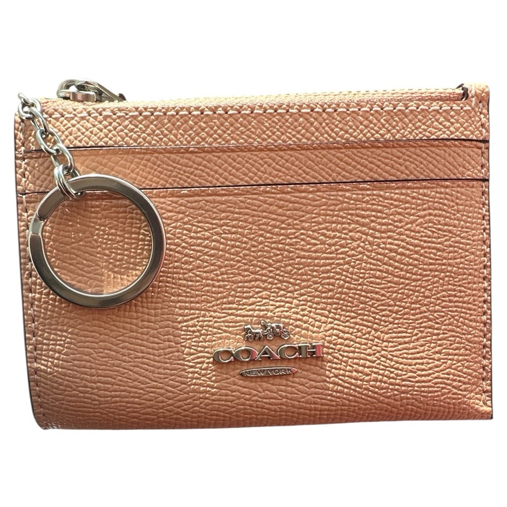 Coach NWT Blush Leather ID Wallet